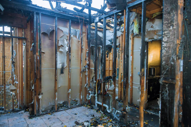 Professional Fire Damage Removal technician working in Logan, WV